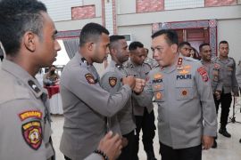 Kapolda Sumut lepas 30 Bintara Noken kembali ke Papua