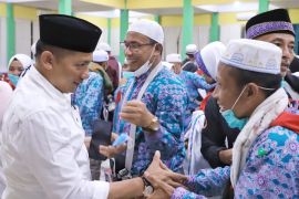 Jemaah haji asal Meranti tiba di Tanah Air