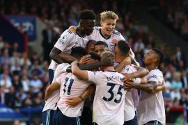 Arsenal awali musim 2022/23 dengan kemenangan atas Crystal Palace