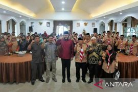 Wako Fadly Amran melepas kontingen pramuka menuju jambore nasional