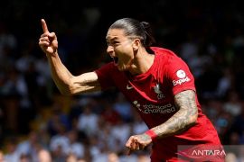 Nunez cetak 2 gol di menit akhir, Liverpool jaga keunggulan di klasemen Liga Inggris