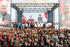 Ribuan warga di Makassar dukung Ganjar sebagai capres pada Pemilu 2024