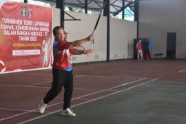 Kemenkumham Sumsel gelar pertandingan tenis lapangan