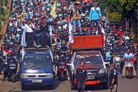 Demo Buruh Tolak Upah Murah