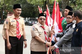 Saidi Mansyur lepas kontingen Jambore Nasional XI Cibubur