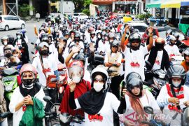 Anak muda Kaltim gelar safety riding dukung Ganjar Pranowo Presiden 2024