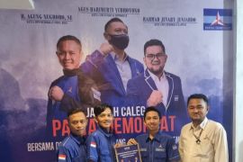 Raihan Rafi Juswari Jemput Formulir Caleg ke Demokrat Kampar