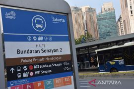 Transjakarta layani penumpang hingga larut saat laga Indonesia-Jepang