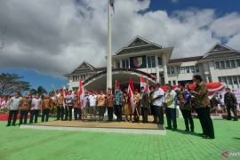 Pemprov Papua apresiasi Merauke tempat pertama program 10 juta bendera merah putih