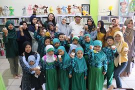 Perpustakaan YABN kembali buka, tamu perdana TK Wardhatussholihin
