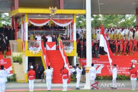 Upacara Detik-detik Proklamasi di Batola lancar dan sukses