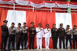 Wawako Solok pimpin upacara penurunan bendera pusaka tahun 2022