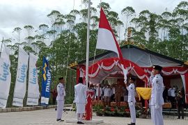 Detik-detik Proklamasi diperingati di titik nol  ibu kota negara baru