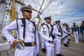 Kemerdekaan RI - Upacara HUT ke-77  Kemerdekaan RI di gladak KRI Bima Suci di Tual Maluku Page 4 Small