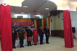 Hadiri penurunan bendera secara virtual, Pj Bupati Aceh Besar kenakan pakaian adat