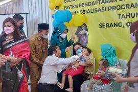 Targetkan Bebas Campak Rubela di 2023, Provinsi Banten Launching Program Bulan Imunisasi Anak Nasional