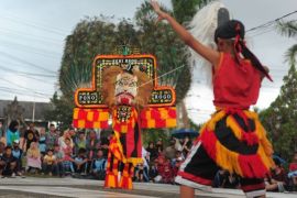 Pertunjukkan Reog di Museum Balaputradewa Palembang