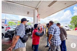 Pertamina Patra Niaga Regional Sumbagsel dan Polrestabes Palembang tinjau ketersediaan BBM di SPBU