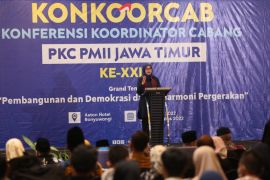 Bupati Ipuk beberkan program kolaborasi Banyuwangi pada konferensi PMII Jatim