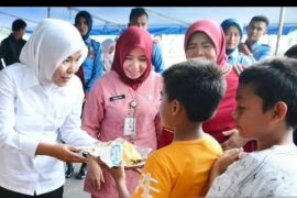 Pemkot Palembang berikan makanan tambahan balita cegah stunting