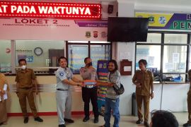 Jasa Raharja bersama UPTD Samsat Lebak sosialisasikan pembebasan denda PKB dan BBNKB II