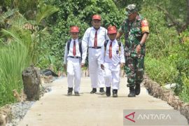 Warga Sungai Gampa Banjarmasin nikmati jalan mulus hasil TMMD
