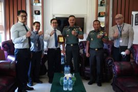 Pangdam XIII/Merdeka terima kunjungan Kepala Perwakilan BI Sulut