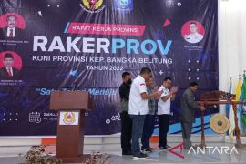 KONI Babel kuatkan koordinasi dorong peningkatan prestasi atlet