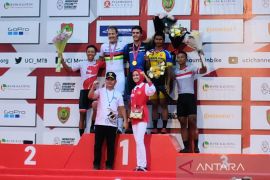 Balap sepeda dunia--UCI MTB Palangka Raya dijuarai Prancis dan Jerman
