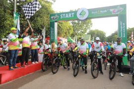 Ribuan peserta Ramaikan Gowes Bank Aceh