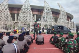 Danrem: 3.048 personel TNI/Polri amankan kunker Presiden Jokowi di Jayapura