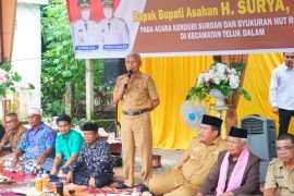Bupati dan Wabup Asahan hadiri Kenduri Suroan