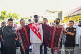Forkopimda sambut kepulangan anggota Paskibra nasional Mario Adhiyaksa