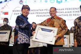 Pemkab OKU raih penghargaan kabupaten terbaik turunkan stunting