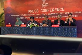 Pertemuan menteri lingkungan hidup G20 bahas pendanaan atasi krisis iklim