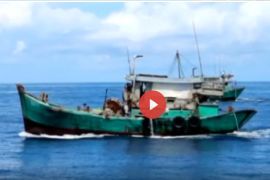 Dua Kapal Ikan asal Vietnam Ditangkap di Perairan Natuna Utara (Video)