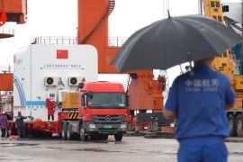 Modul lab stasiun ruang angkasa Mengtian tiba di lokasi peluncuran