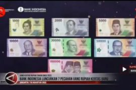 Bank Indonesia luncurkan 7 pecahan uang rupiah kertas baru