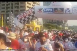 Ribuan warga Kota Lippo Cikarang semarakkan HUT RI