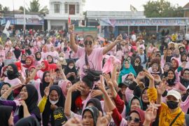 Relawan Srikandi Ganjar di Kabupaten OKI suarakan 'Ganjar Presiden 2024'
