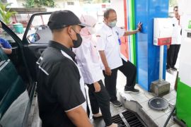 Dinas Perdagangan Kota Madiun tera ulang ukuran BBM sejumlah SPBU