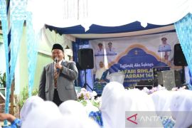 Bupati Tapsel dan OPD kompak hadiri pengajian akbar BKMT Marancar