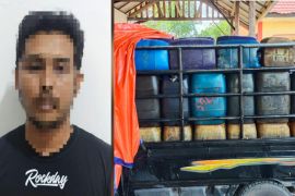Polisi amankan seorang penimbun 2.574 liter solar bersubsidi di Katingan