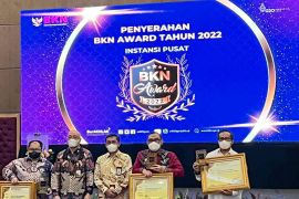 Kemenkumham raih dua penghargaan BKN Award 2022