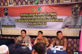 Kapolsek Barumun imbau pengerajin kayu tertib izin usaha