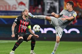 Hasil Liga Champion - AC Milan imbang 1-1 di kandang RB Salzburg
