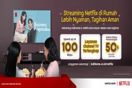 Tingkatkan pelayanan ke pelanggan, Indihome hadirkan paket internet bersama Netflix