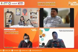Webinar "ASN Belajar", BPSDM Jatim terus bertekad tingkatkan kualitas SDMA