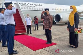 Wapres bertolak ke Balikpapan resmikan Pembukaan Haornas ke-39 2022