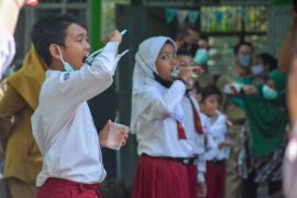 Peringati HKGN, 20.000 siswa se-DIY gosok gigi serentak